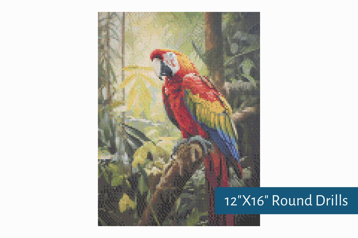 True North Diamond Art Diamond Painting Kits The Majestic Macaw Diamond Painting Kit - Create Stunning Art, No Skill Required