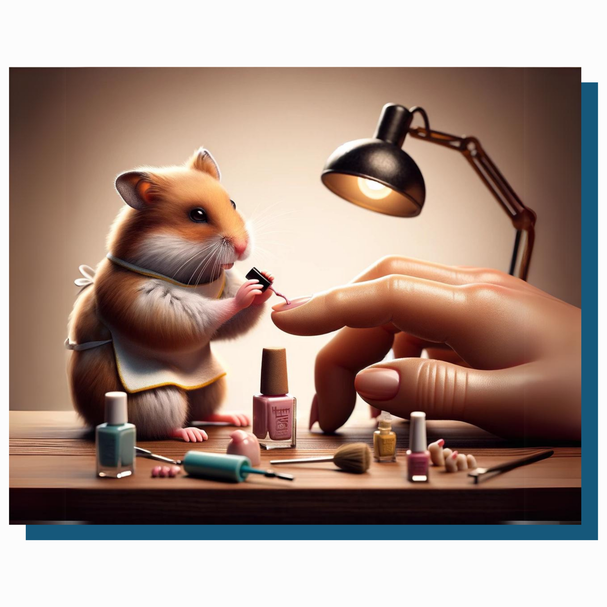 True North Diamond Art Diamond Painting Kits The Miniature Manicurist Diamond Painting Kit - Create Stunning Art, No Skill Required