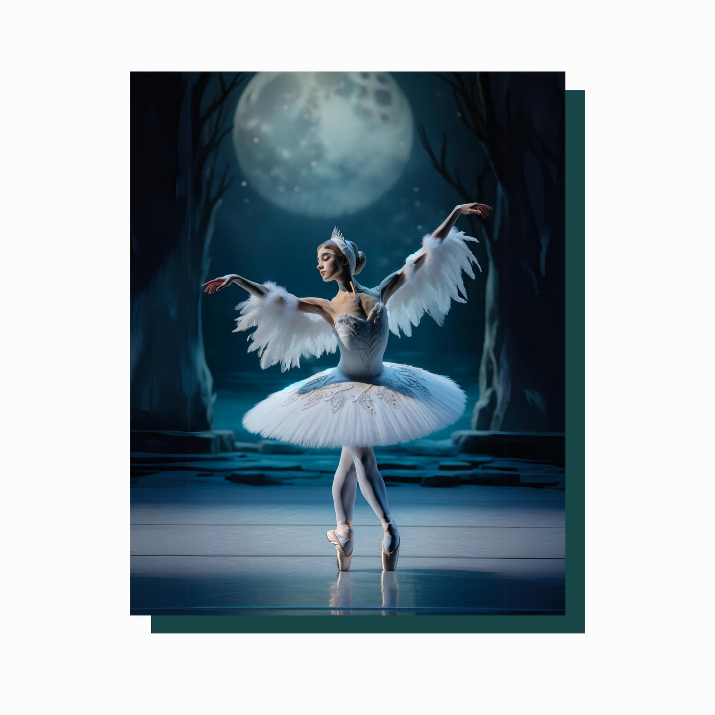 True North Diamond Art Diamond Painting Kits The Swan's Dance Diamond Painting Kit - Create Stunning Art, No Skill Required