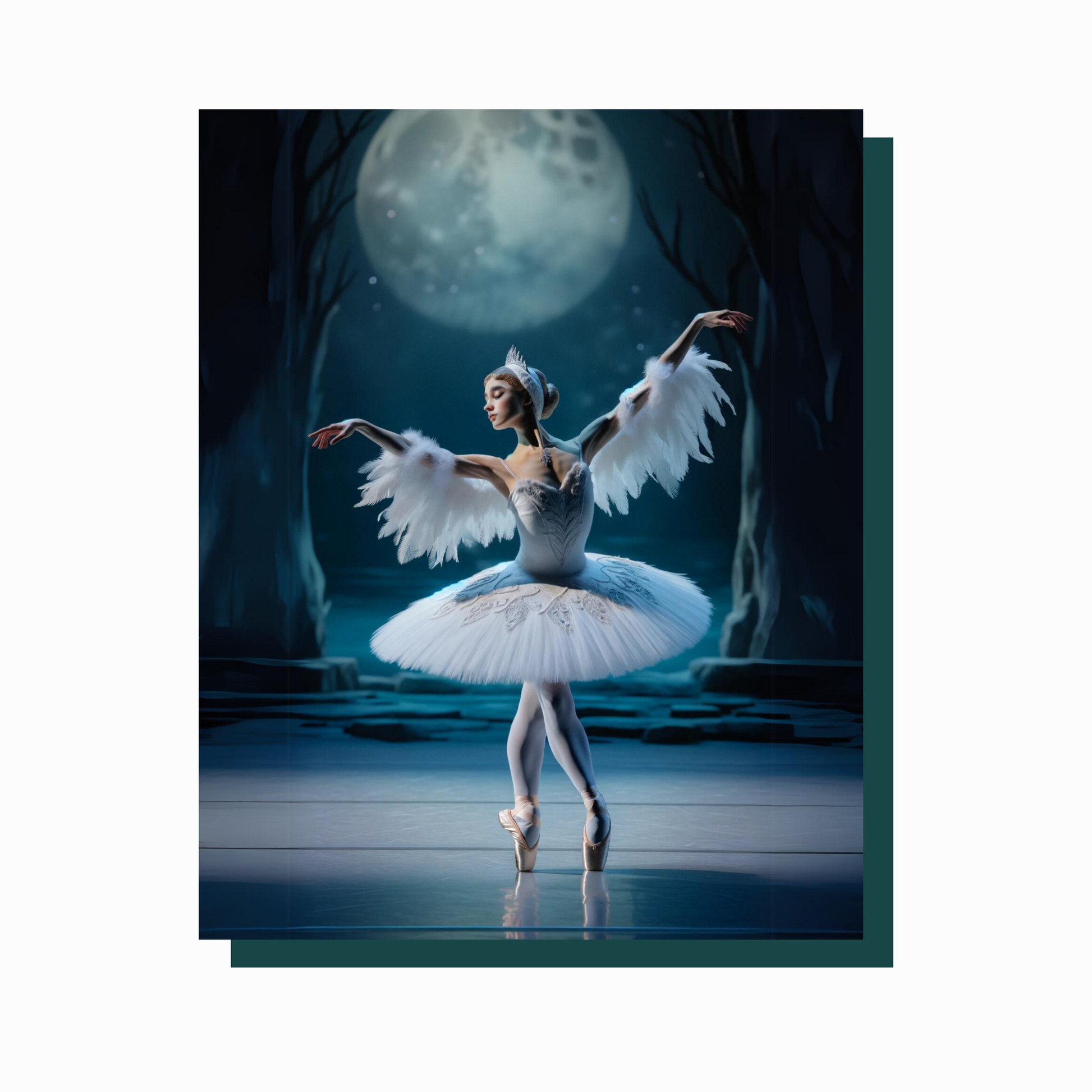 True North Diamond Art Diamond Painting Kits The Swan's Dance Diamond Painting Kit - Create Stunning Art, No Skill Required