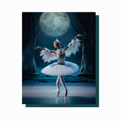 True North Diamond Art Diamond Painting Kits The Swan's Dance Diamond Painting Kit - Create Stunning Art, No Skill Required