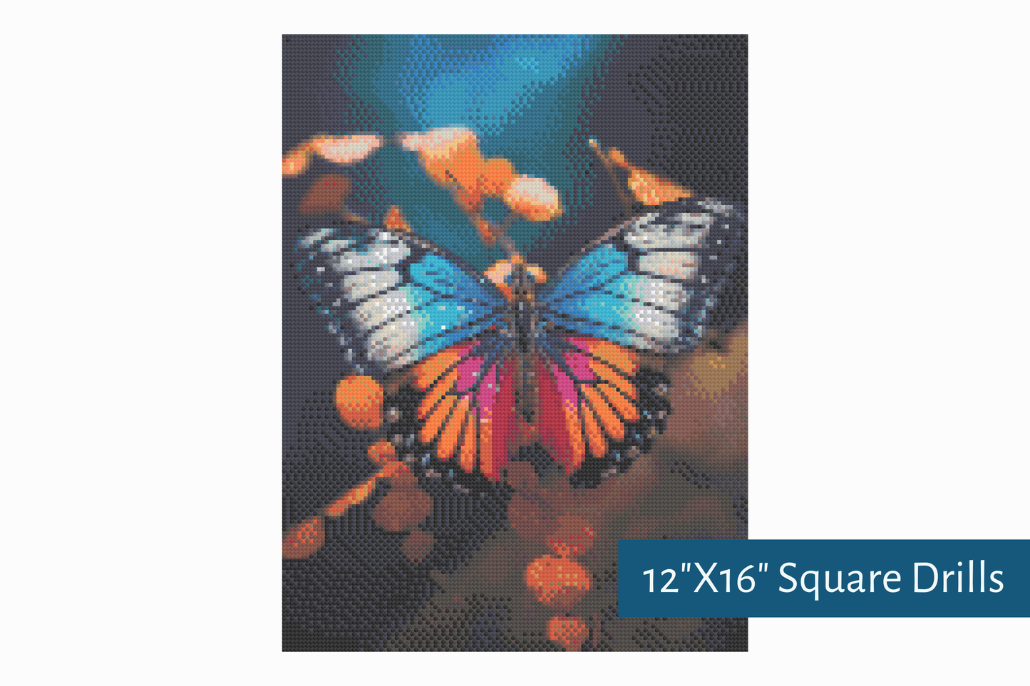 True North Diamond Art Diamond Painting Kits 12"X16" (30.4cmX40.6cm) The Vibrant Visitor Diamond Painting Kit - Create Stunning Art, No Skill Required