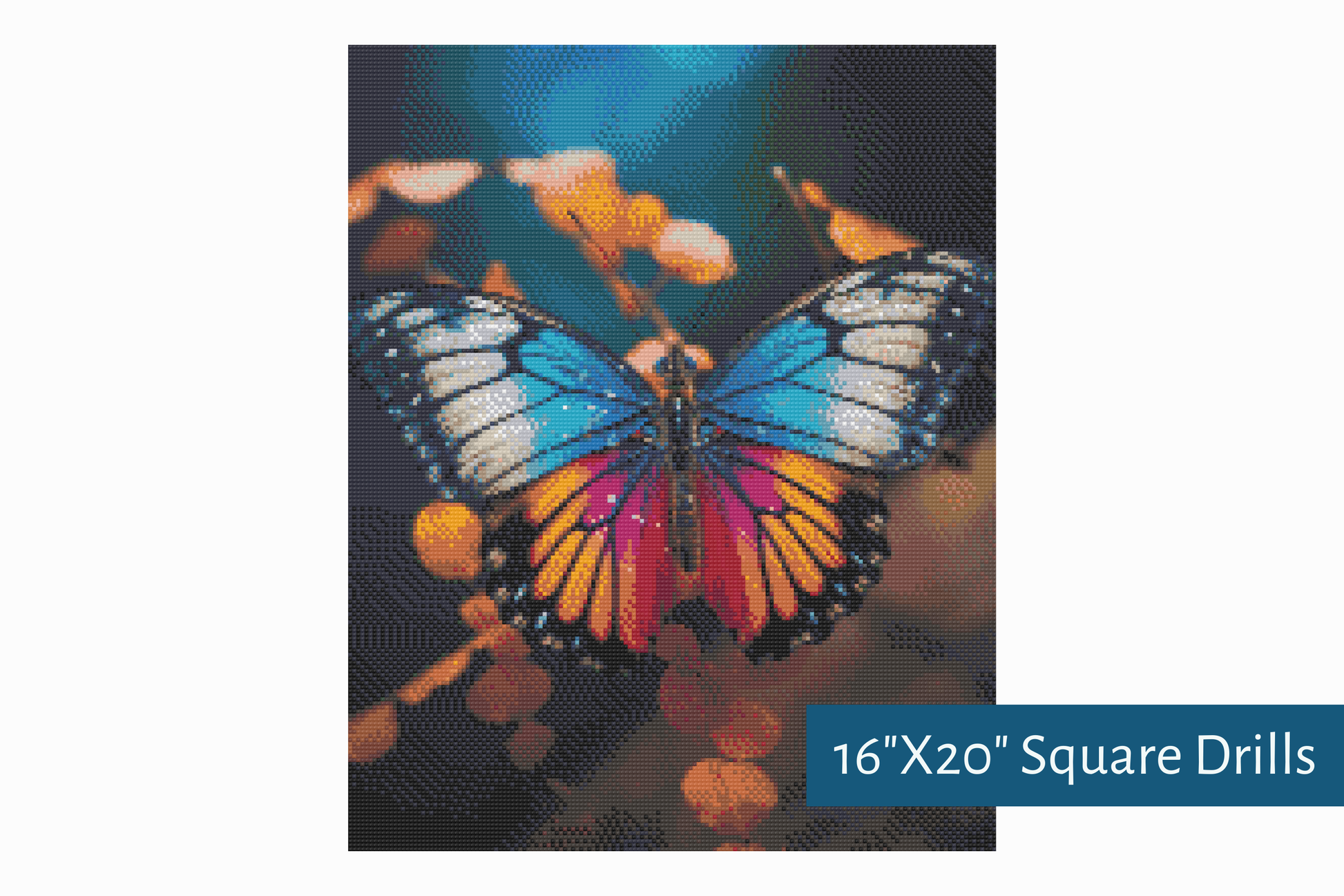 True North Diamond Art Diamond Painting Kits 16"X20" (40.6cmX50.8xm) The Vibrant Visitor Diamond Painting Kit - Create Stunning Art, No Skill Required