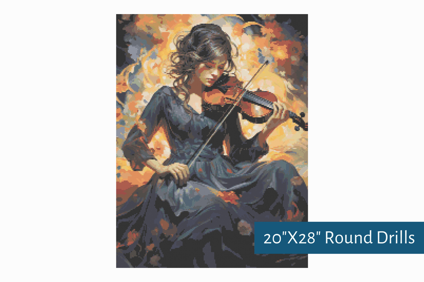 True North Diamond Art Diamond Painting Kits The Violinist's Dream Diamond Painting Kit - Create Stunning Art, No Skill Required