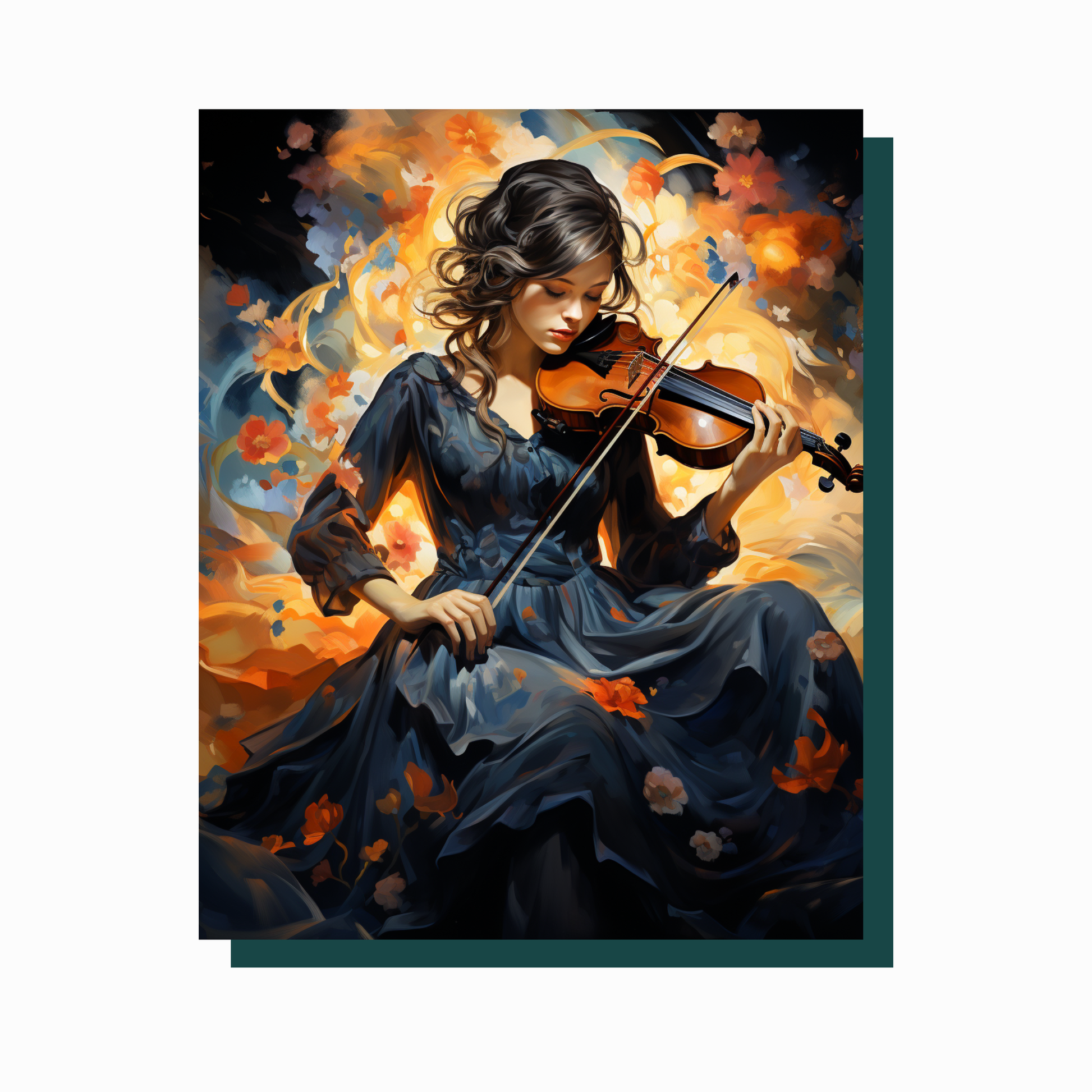 True North Diamond Art Diamond Painting Kits The Violinist's Dream Diamond Painting Kit - Create Stunning Art, No Skill Required