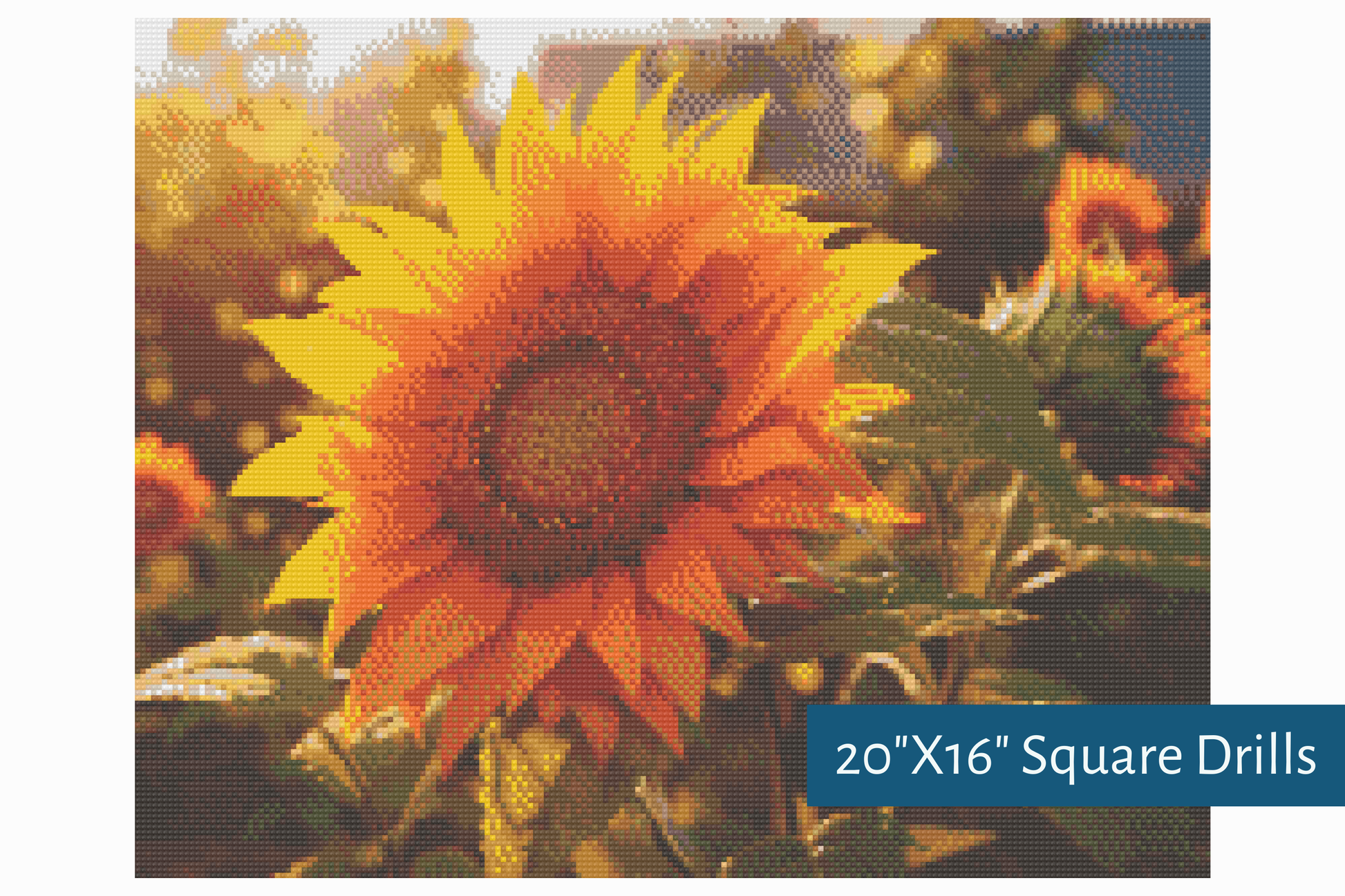 True North Diamond Art Diamond Painting Kits 20"X16" (50.8cmX40.6xm) The Yellow Giant Diamond Painting Kit - Create Stunning Art, No Skill Required