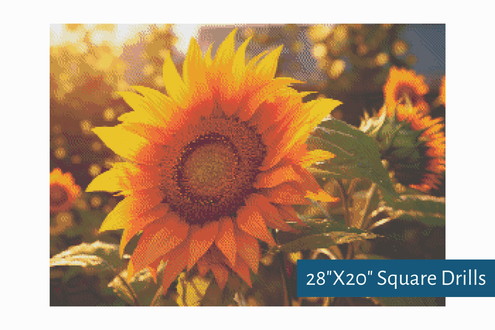 True North Diamond Art Diamond Painting Kits 28"X20" (71.1cmX50.8cm) The Yellow Giant Diamond Painting Kit - Create Stunning Art, No Skill Required