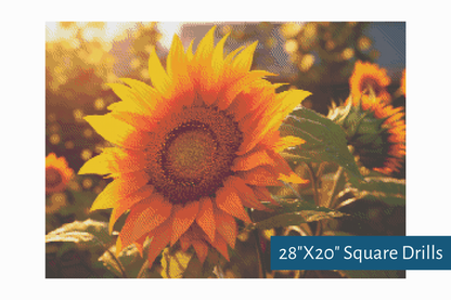 True North Diamond Art Diamond Painting Kits 28"X20" (71.1cmX50.8cm) The Yellow Giant Diamond Painting Kit - Create Stunning Art, No Skill Required