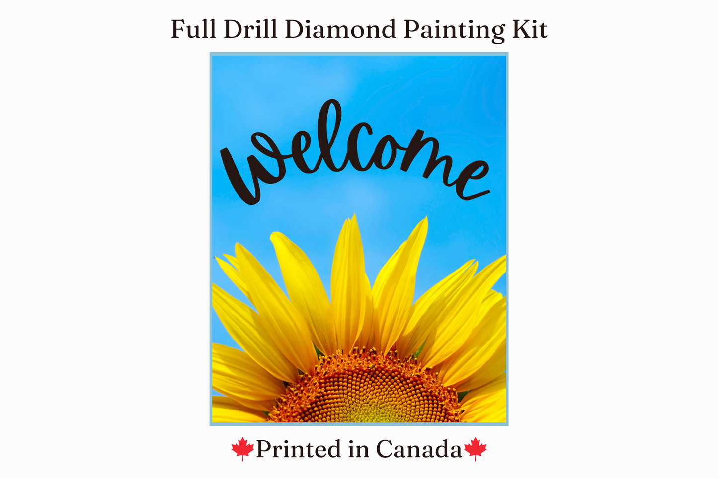 True North Diamond Art Diamond Painting Kits Welcome Sunshine Diamond Painting Kit - Create Stunning Art, No Skill Required