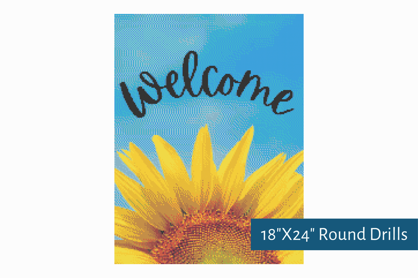 True North Diamond Art Diamond Painting Kits Welcome Sunshine Diamond Painting Kit - Create Stunning Art, No Skill Required