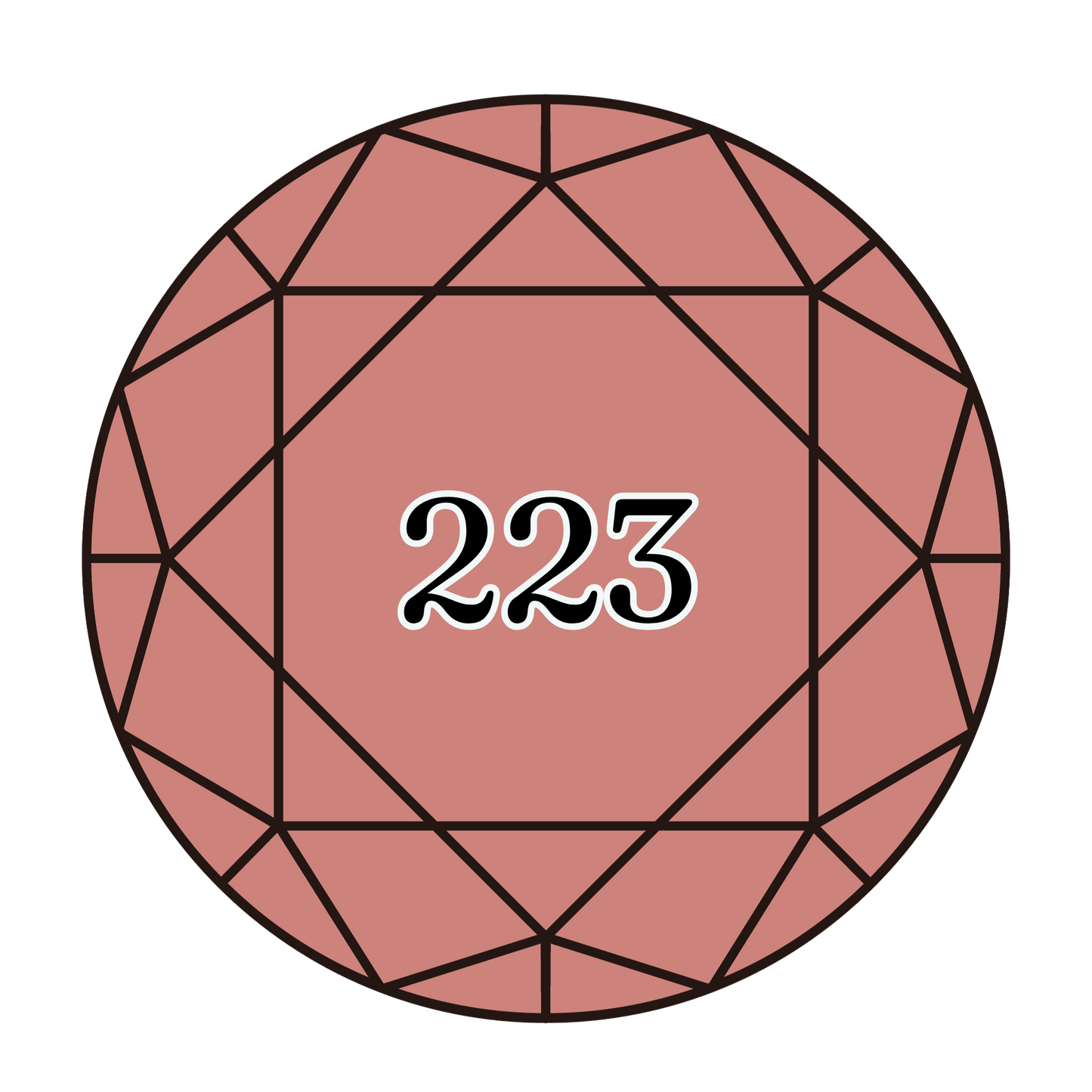 True North Diamond Art Round Diamond Drills 223 - Light Shell Pink - Round Bulk Diamond Drills