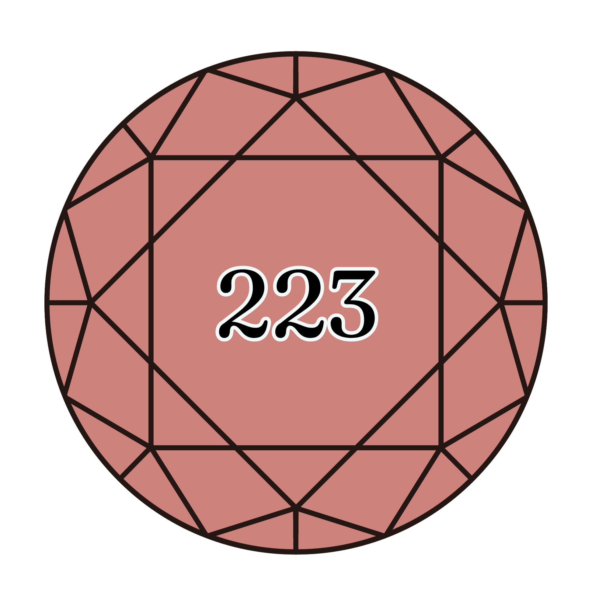 True North Diamond Art Round Diamond Drills 223 - Light Shell Pink - Round Bulk Diamond Drills