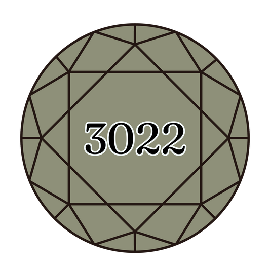 True North Diamond Art Round Diamond Drills 3022 - Medium Brown Grey - Round Bulk Diamond Drills