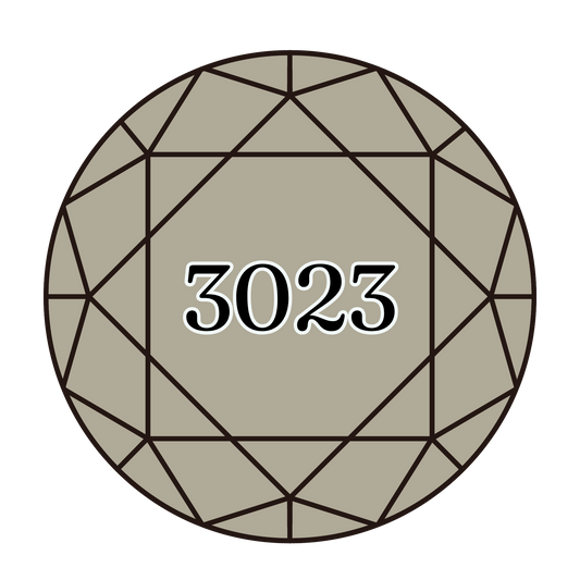 True North Diamond Art Round Diamond Drills 3023 - Light Brown Grey - Round Bulk Diamond Drills