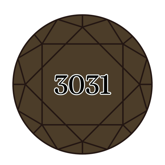 True North Diamond Art Round Diamond Drills 3031 - Very Dark Mocha Brown - Round Bulk Diamond Drills