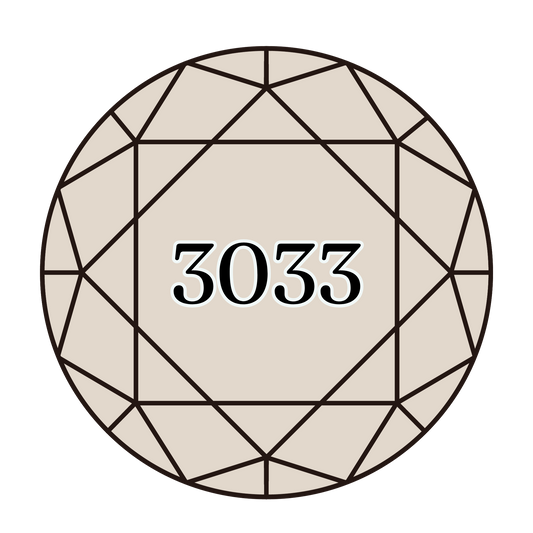 True North Diamond Art Round Diamond Drills 3033 - Very Light Mocha Brown - Round Bulk Diamond Drills