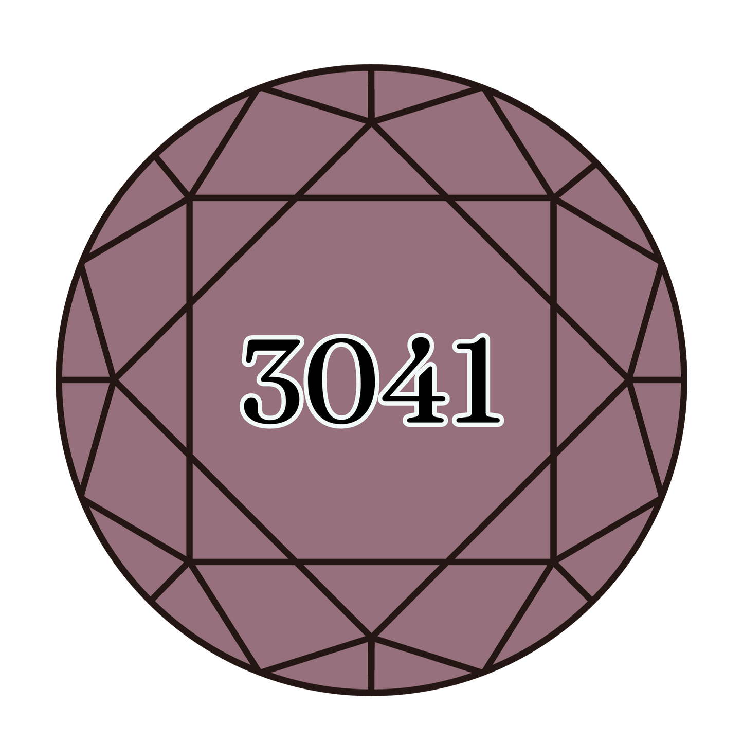 True North Diamond Art Round Diamond Drills 3041 - Medium Antique Violet - Round Bulk Diamond Drills