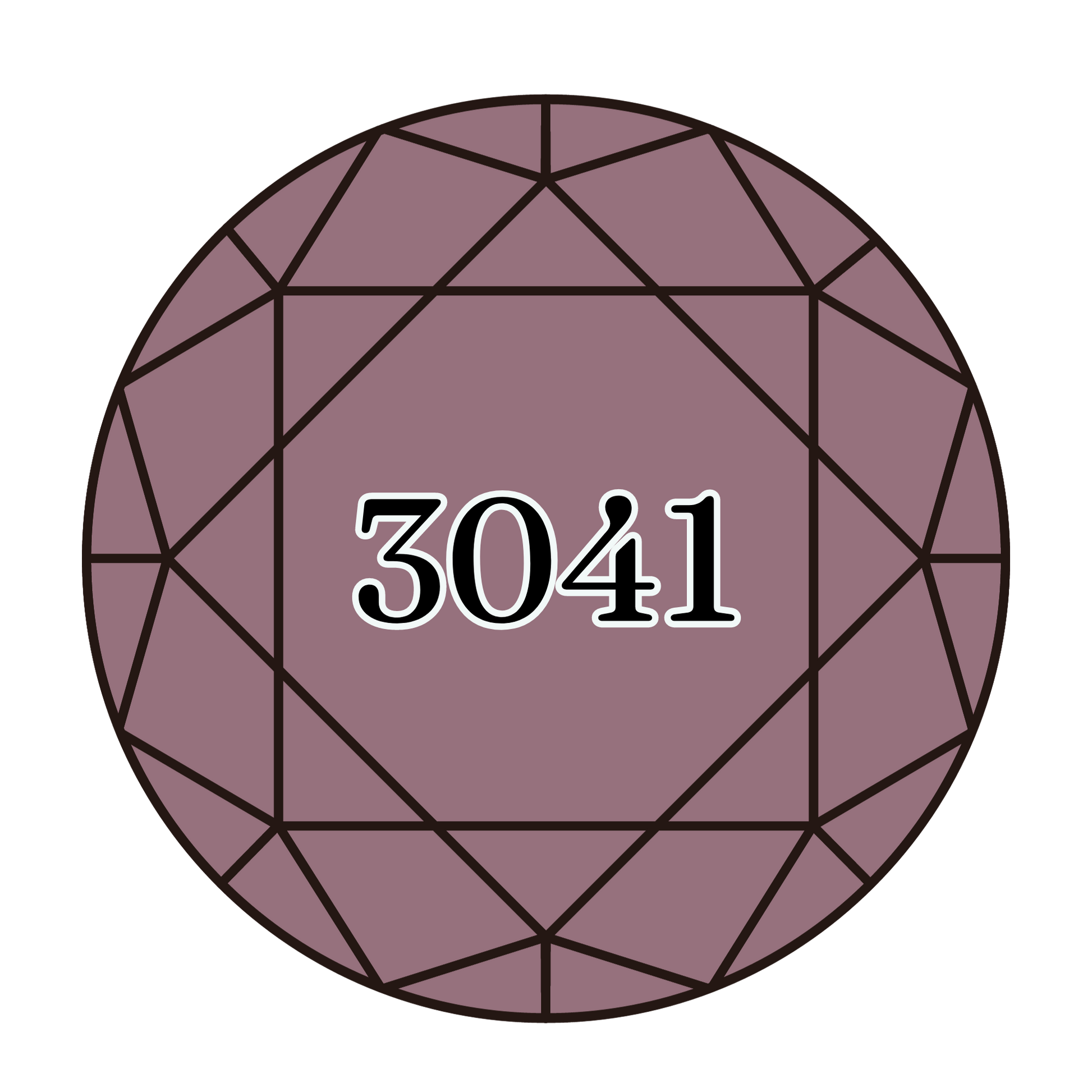 True North Diamond Art Round Diamond Drills 3041 - Medium Antique Violet - Round Bulk Diamond Drills