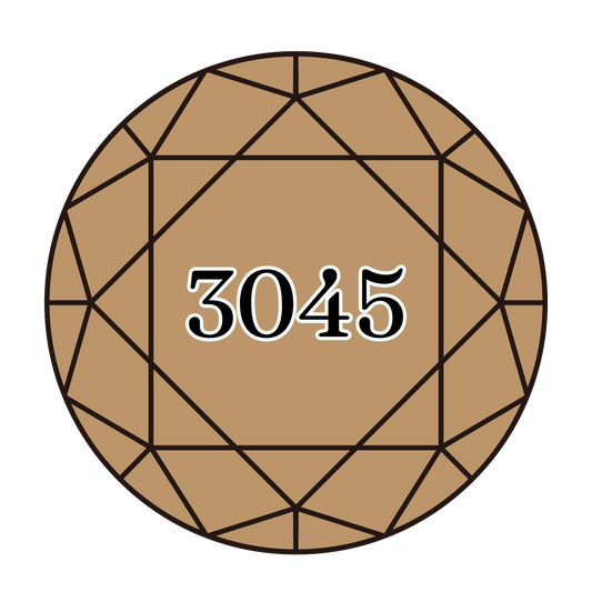 True North Diamond Art Round Diamond Drills 3045 - Dark Yellow Beige - Round Bulk Diamond Drills