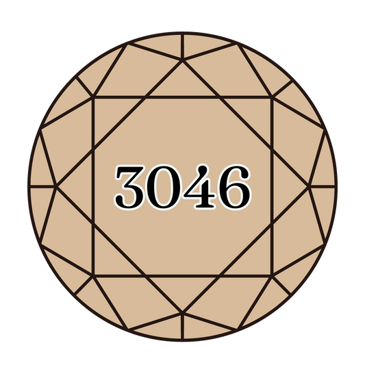 True North Diamond Art Round Diamond Drills 3046 - Medium Yellow Beige - Round Bulk Diamond Drills