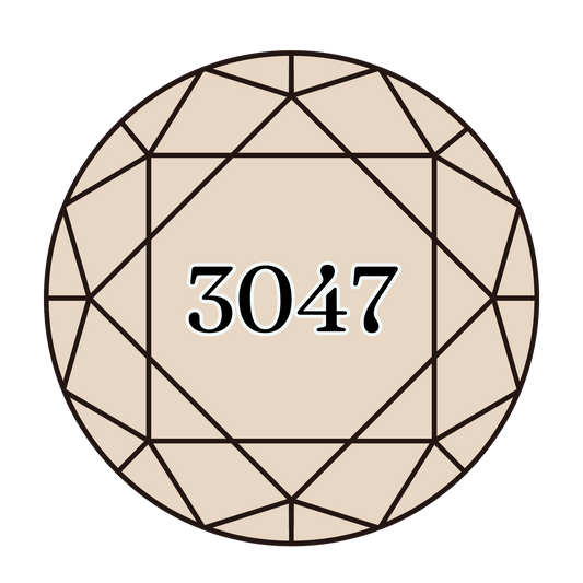 True North Diamond Art Round Diamond Drills 3047 - Light Yellow Beige - Round Bulk Diamond Drills