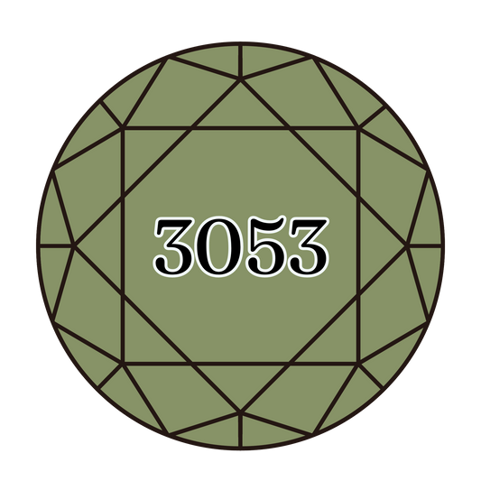 True North Diamond Art Round Diamond Drills 3053 - Green Grey - Round Bulk Diamond Drills