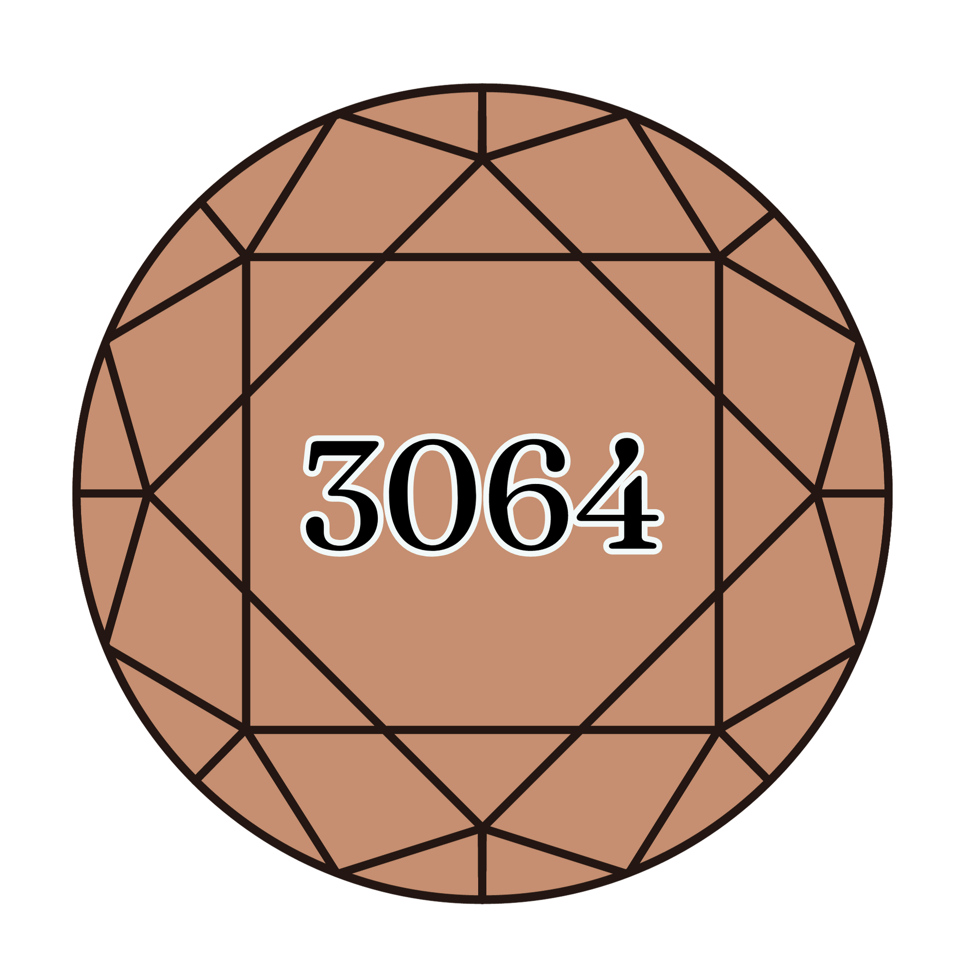 True North Diamond Art Round Diamond Drills 3064 - Desert Sand - Round Bulk Diamond Drills