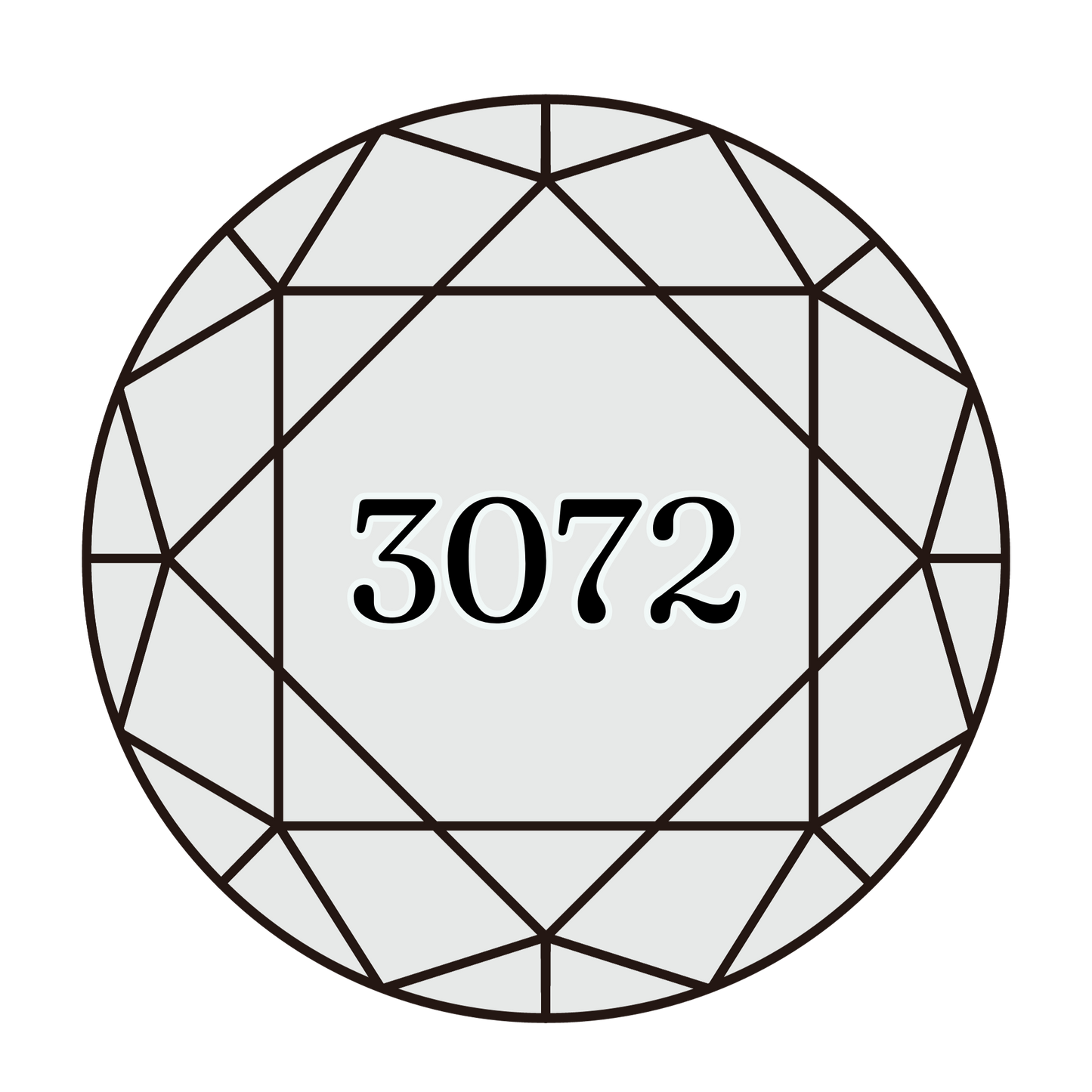 True North Diamond Art Round Diamond Drills 3072 - Very Light Beaver Grey - Round Bulk Diamond Drills