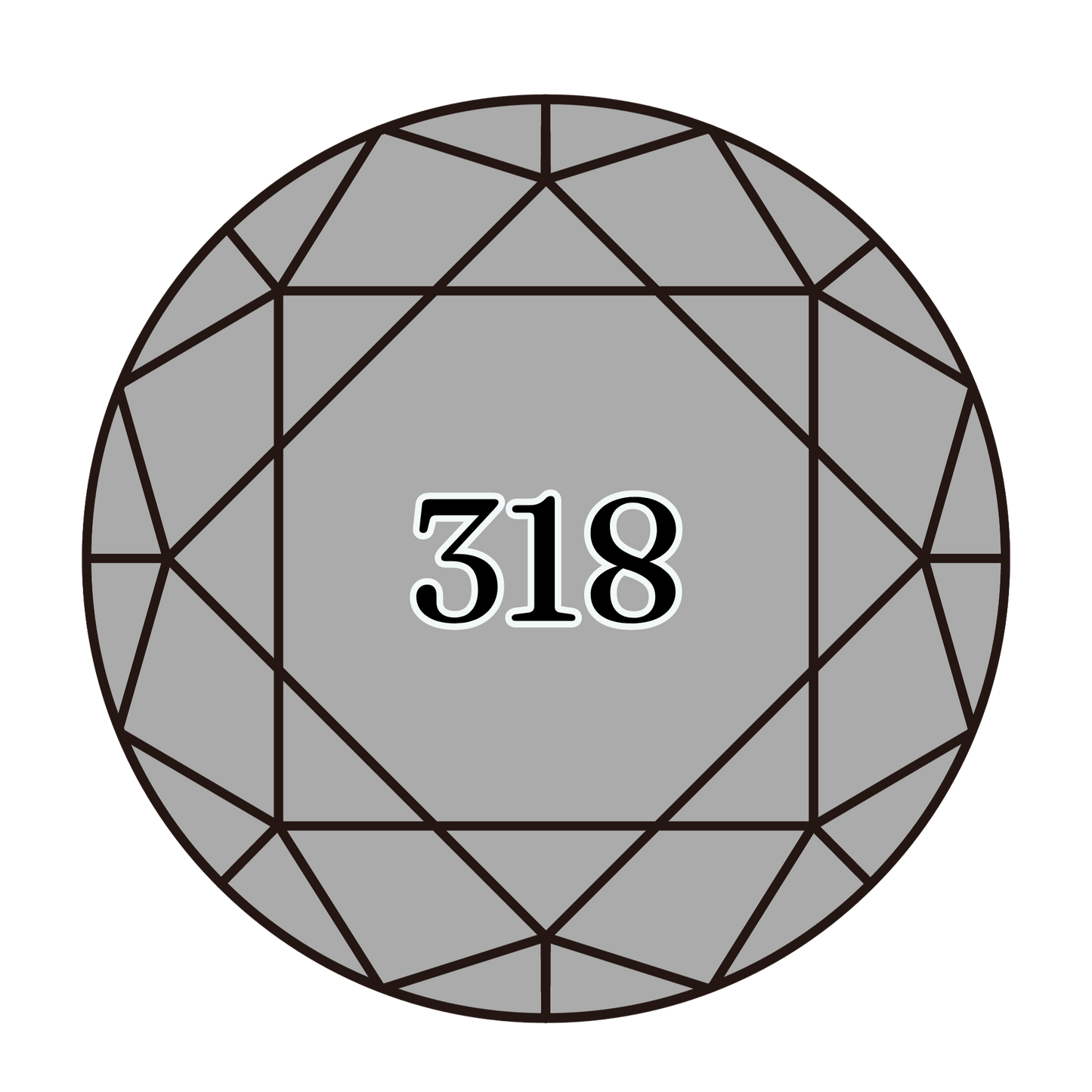 True North Diamond Art Round Diamond Drills 318 - Light Steel Grey - Round Bulk Diamond Drills