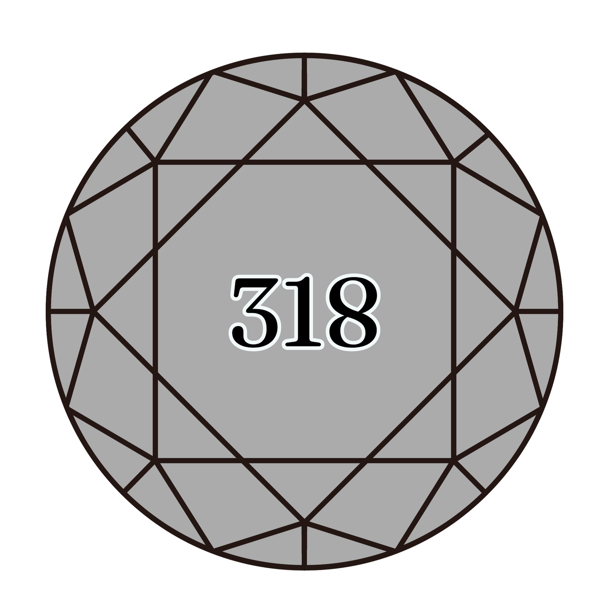 True North Diamond Art Round Diamond Drills 318 - Light Steel Grey - Round Bulk Diamond Drills