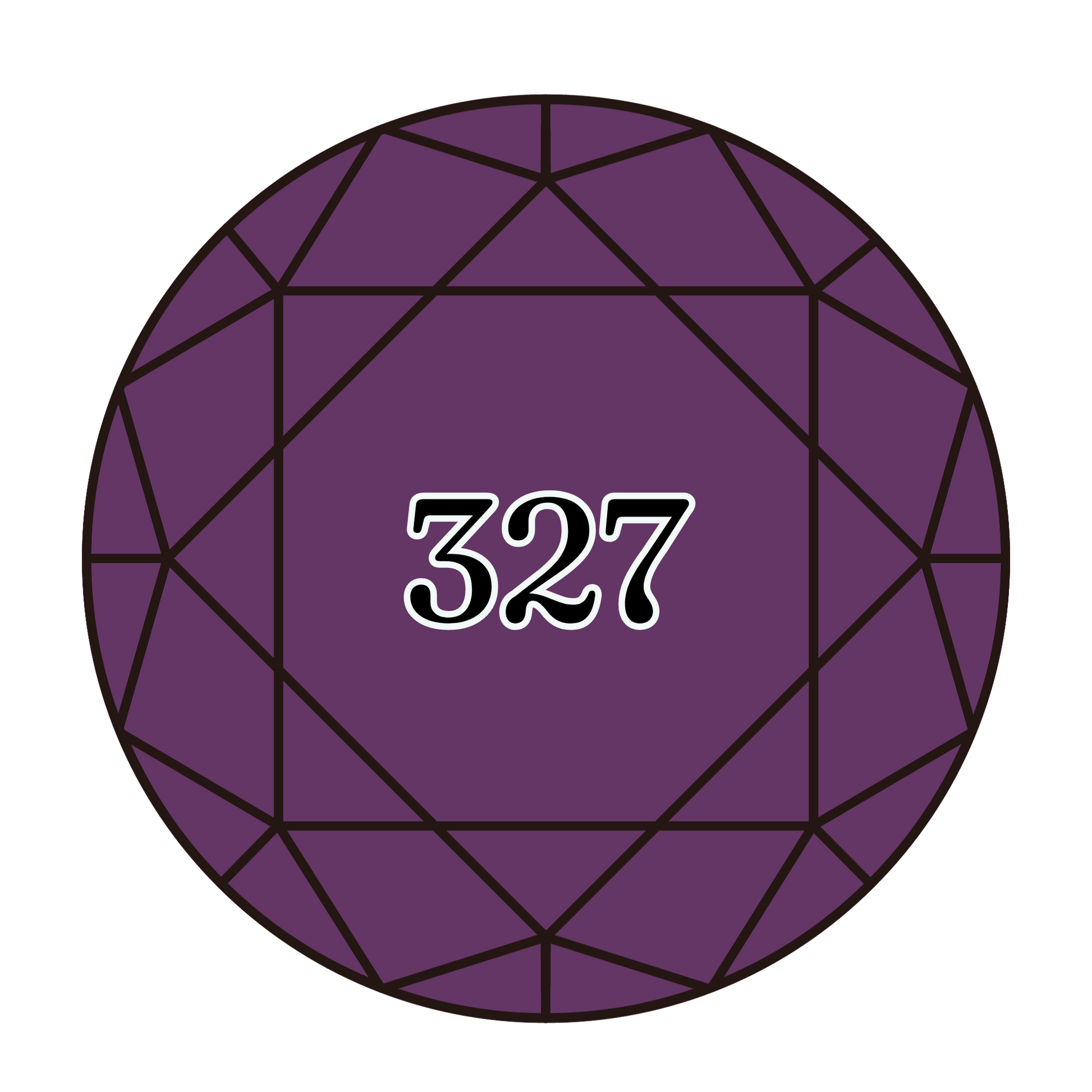 True North Diamond Art Round Diamond Drills 327 - Dark Violet - Round Bulk Diamond Drills