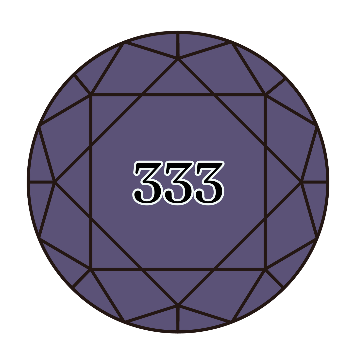 True North Diamond Art Round Diamond Drills 333 - Very Dark Blue Violet - Round Bulk Diamond Drills