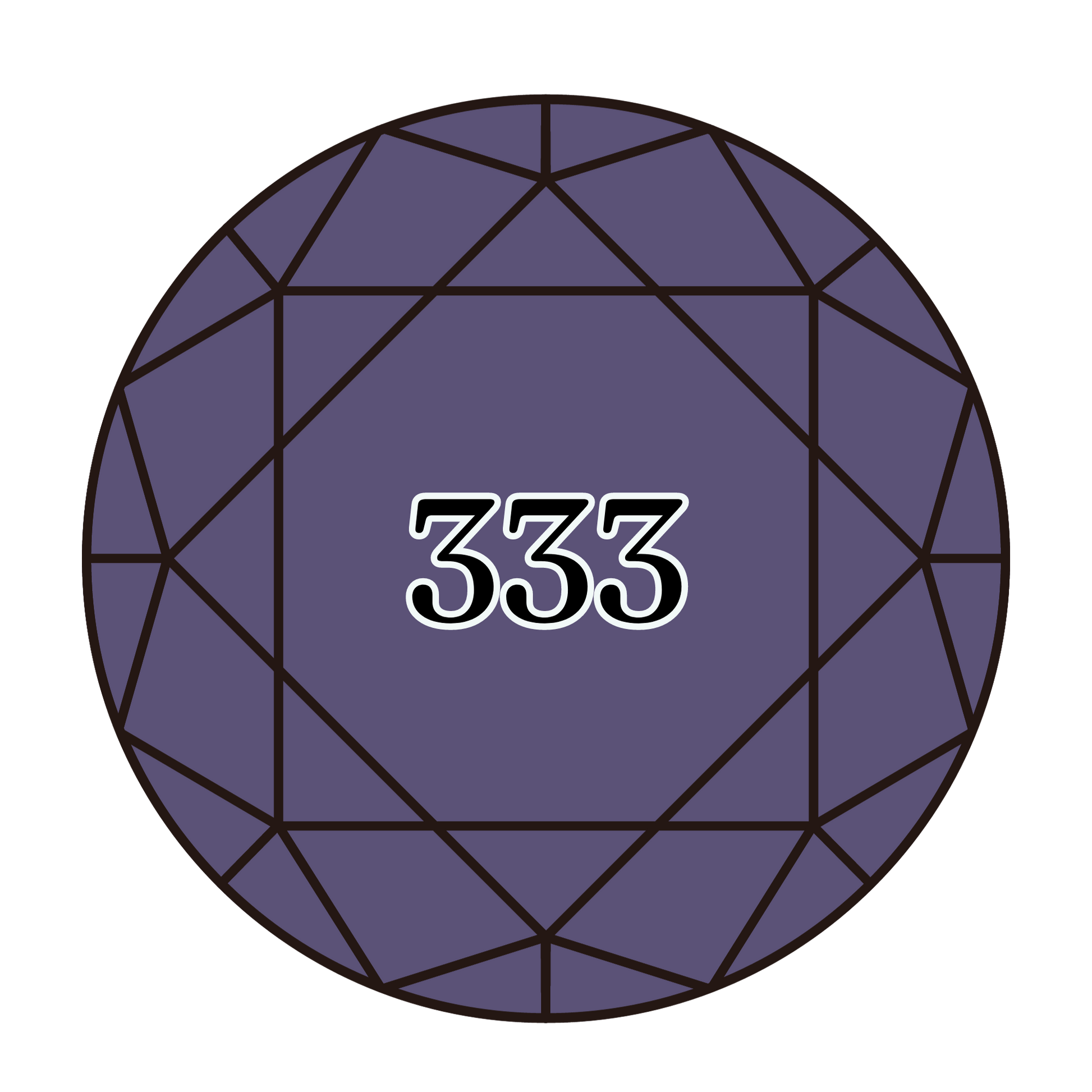 True North Diamond Art Round Diamond Drills 333 - Very Dark Blue Violet - Round Bulk Diamond Drills