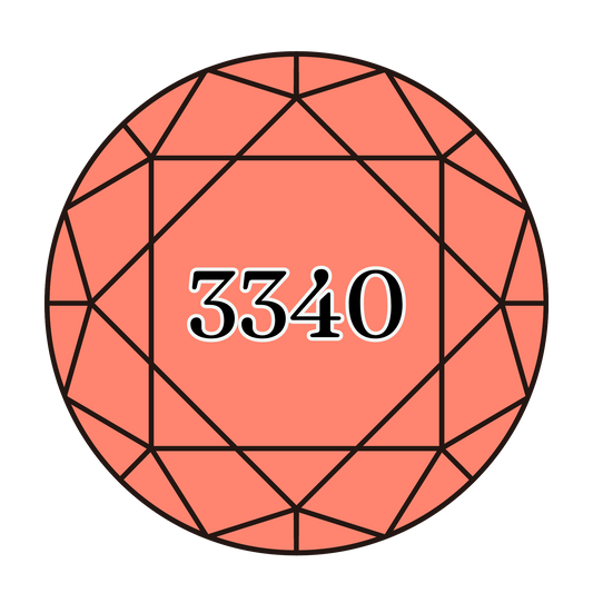 True North Diamond Art Round Diamond Drills 3340 -  Medium Apricot - Round Bulk Diamond Drills