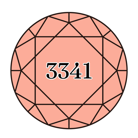 True North Diamond Art Round Diamond Drills 3341 - Apricot - Round Bulk Diamond Drills