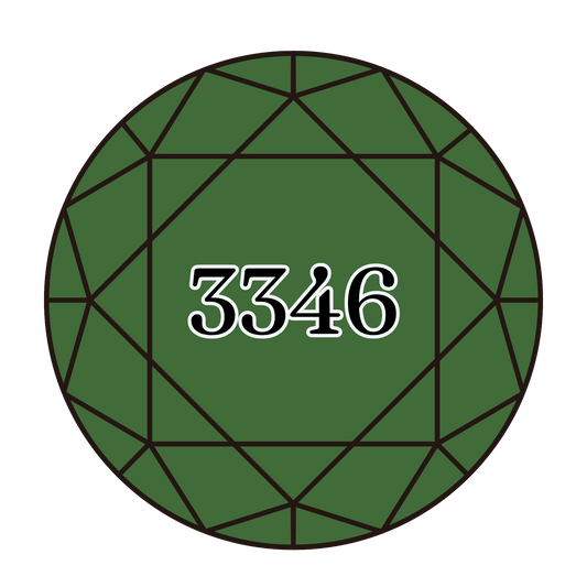 True North Diamond Art Round Diamond Drills 3346 - Hunter Green - Round Bulk Diamond Drills