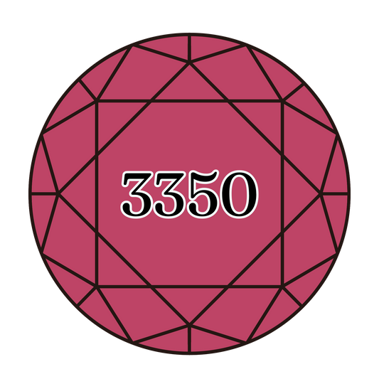 True North Diamond Art Round Diamond Drills 3350 - Ultra Dark Dusty Rose - Round Bulk Diamond Drills