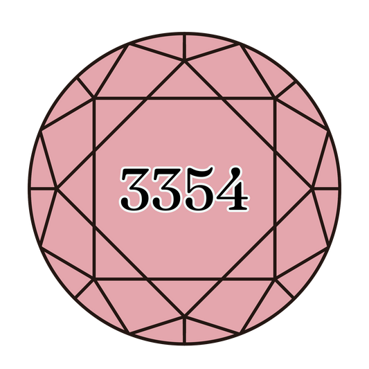 True North Diamond Art Round Diamond Drills 3354 -  Light Dusty Rose - Round Bulk Diamond Drills