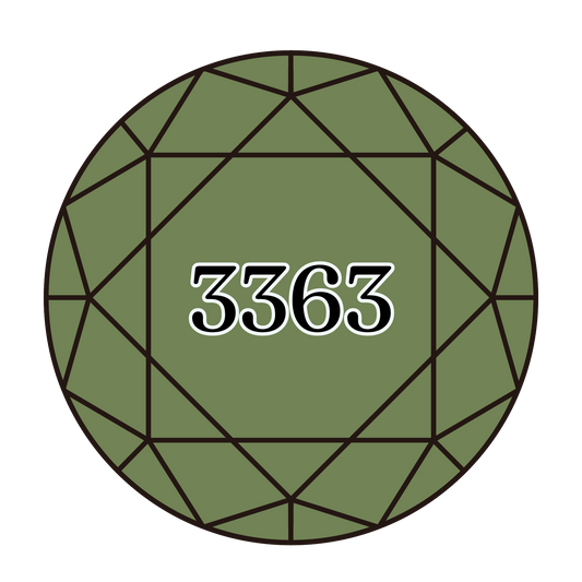 True North Diamond Art Round Diamond Drills 3363 - Medium Pine Green - Round Bulk Diamond Drills