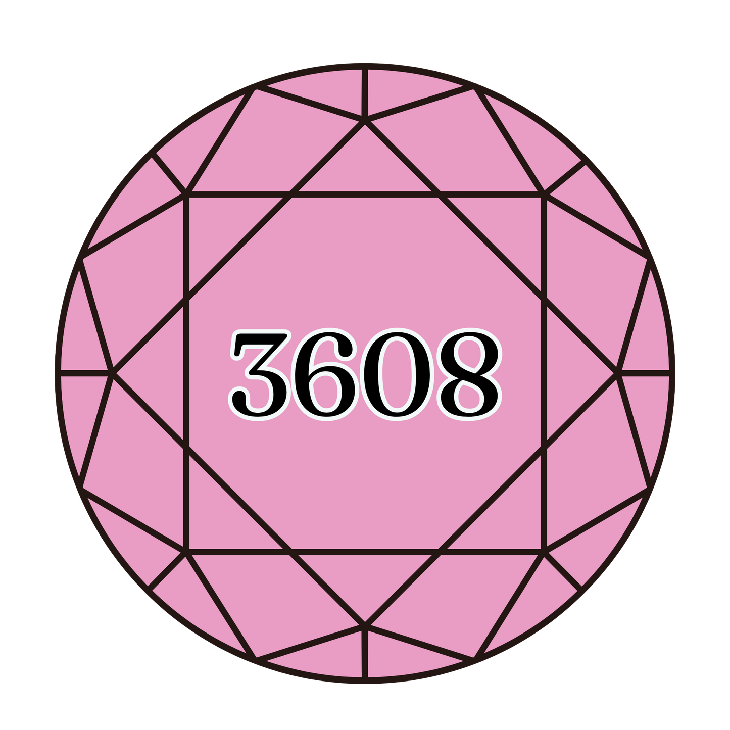 True North Diamond Art Round Diamond Drills 3608 - Very Light Plum - Round Bulk Diamond Drills