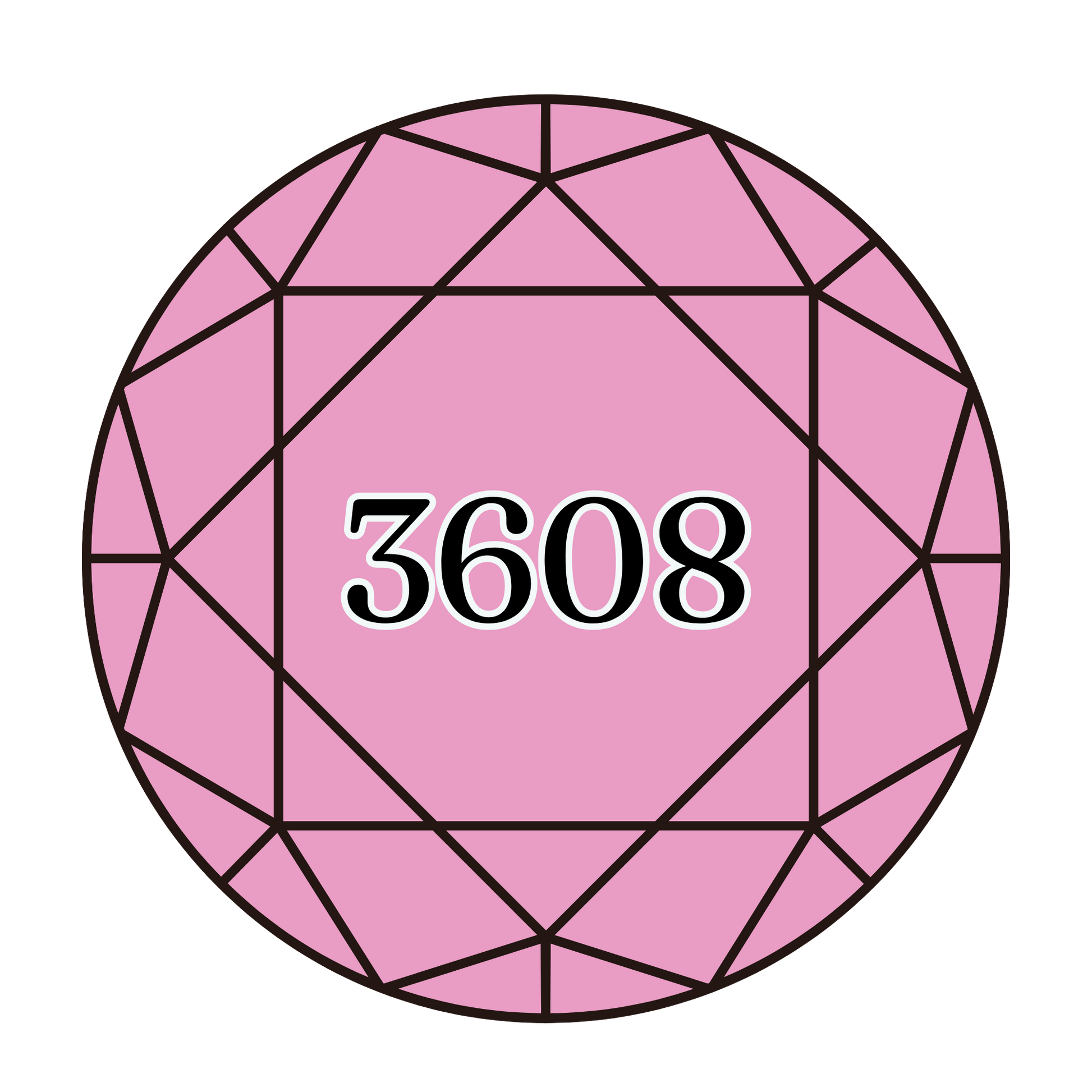 True North Diamond Art Round Diamond Drills 3608 - Very Light Plum - Round Bulk Diamond Drills