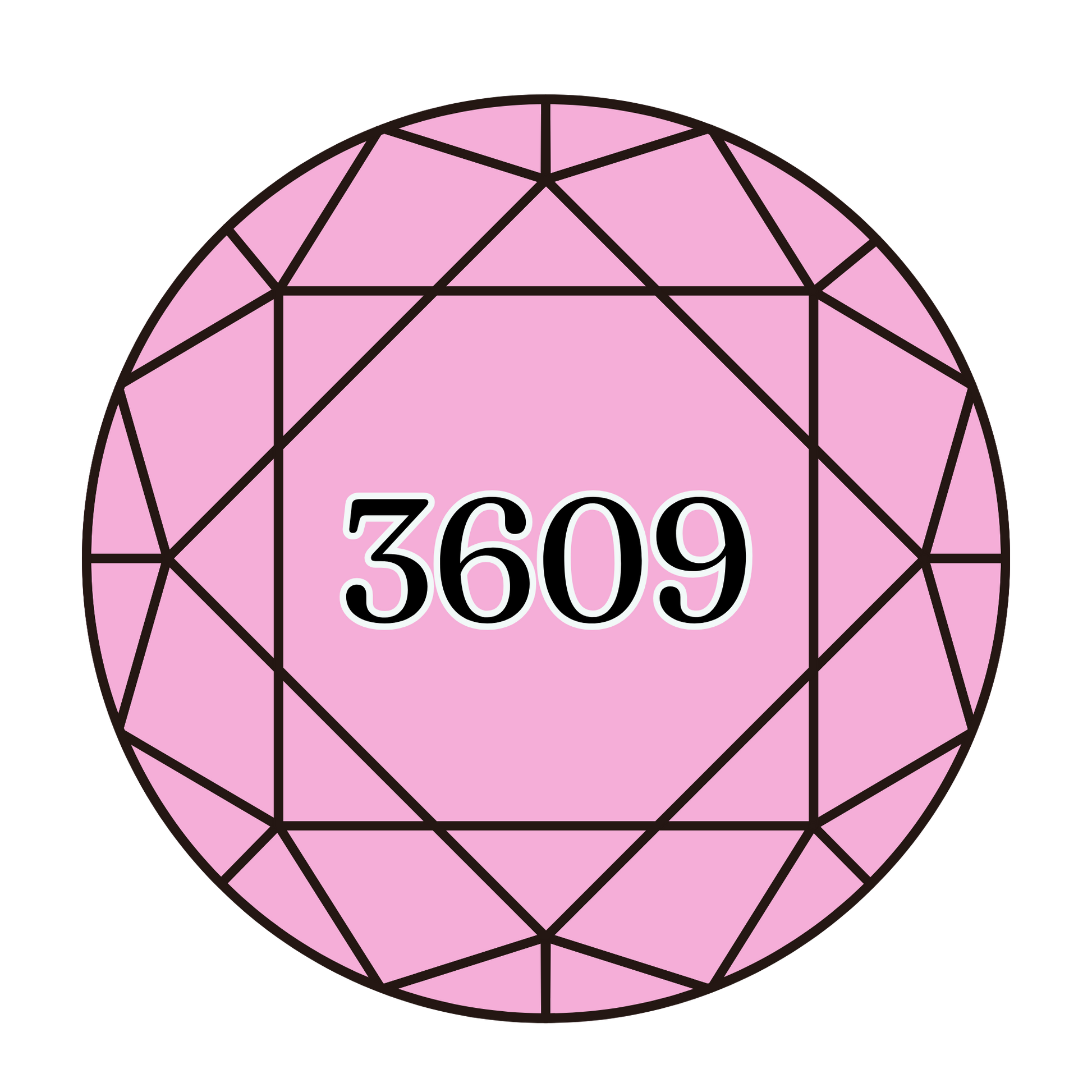 True North Diamond Art Round Diamond Drills 3609 - Ultra Light Plum - Round Bulk Diamond Drills