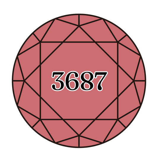 True North Diamond Art Round Diamond Drills 3687 - Mauve - Round Bulk Diamond Drills