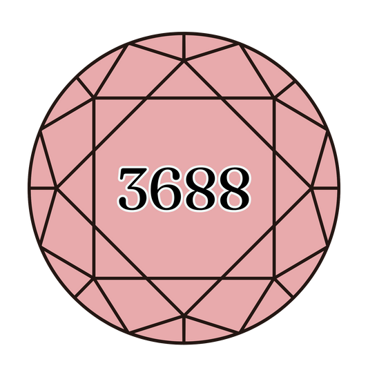 True North Diamond Art Round Diamond Drills 3688 - Medium Mauve - Round Bulk Diamond Drills