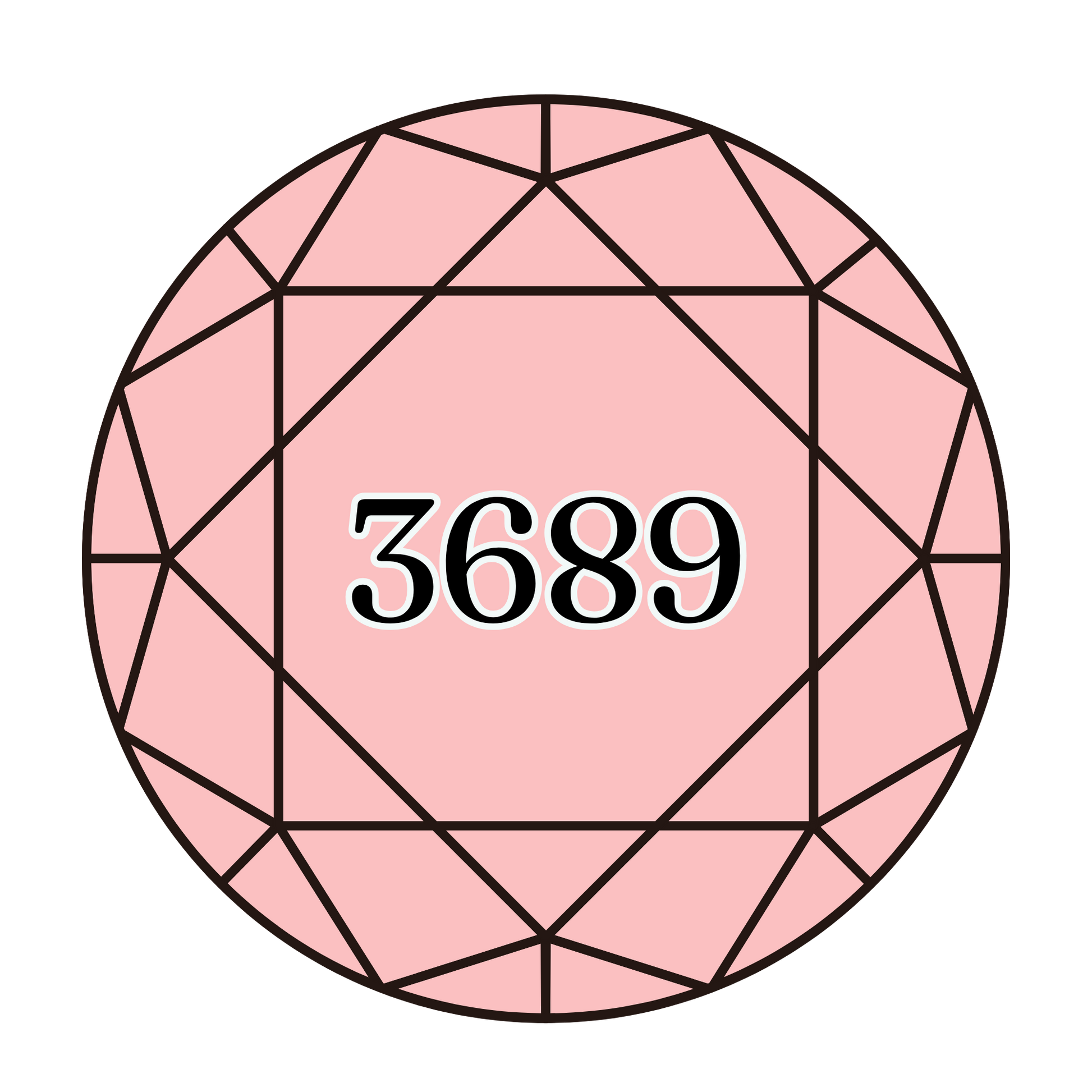 True North Diamond Art Round Diamond Drills 3689 - Light Mauve - Round Bulk Diamond Drills