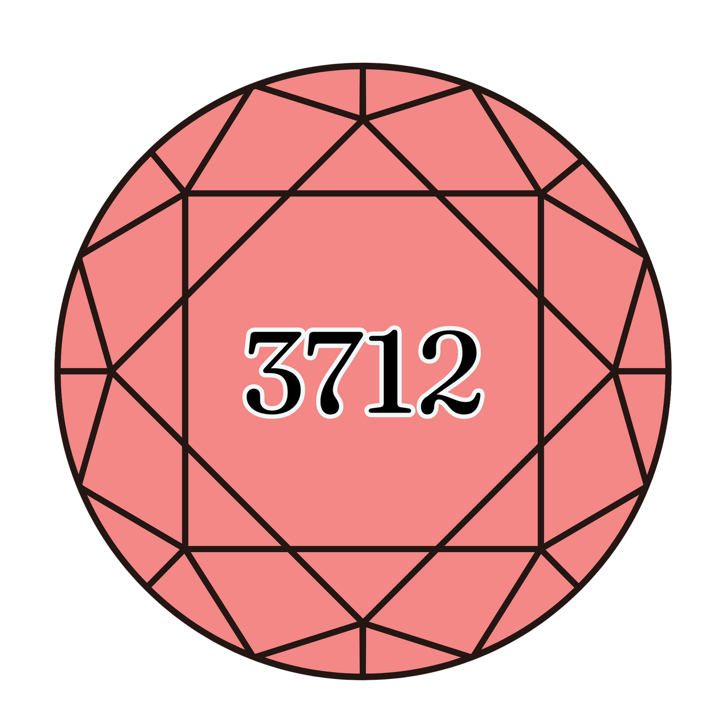 True North Diamond Art Round Diamond Drills 3712 - Medium Salmon - Round Bulk Diamond Drills