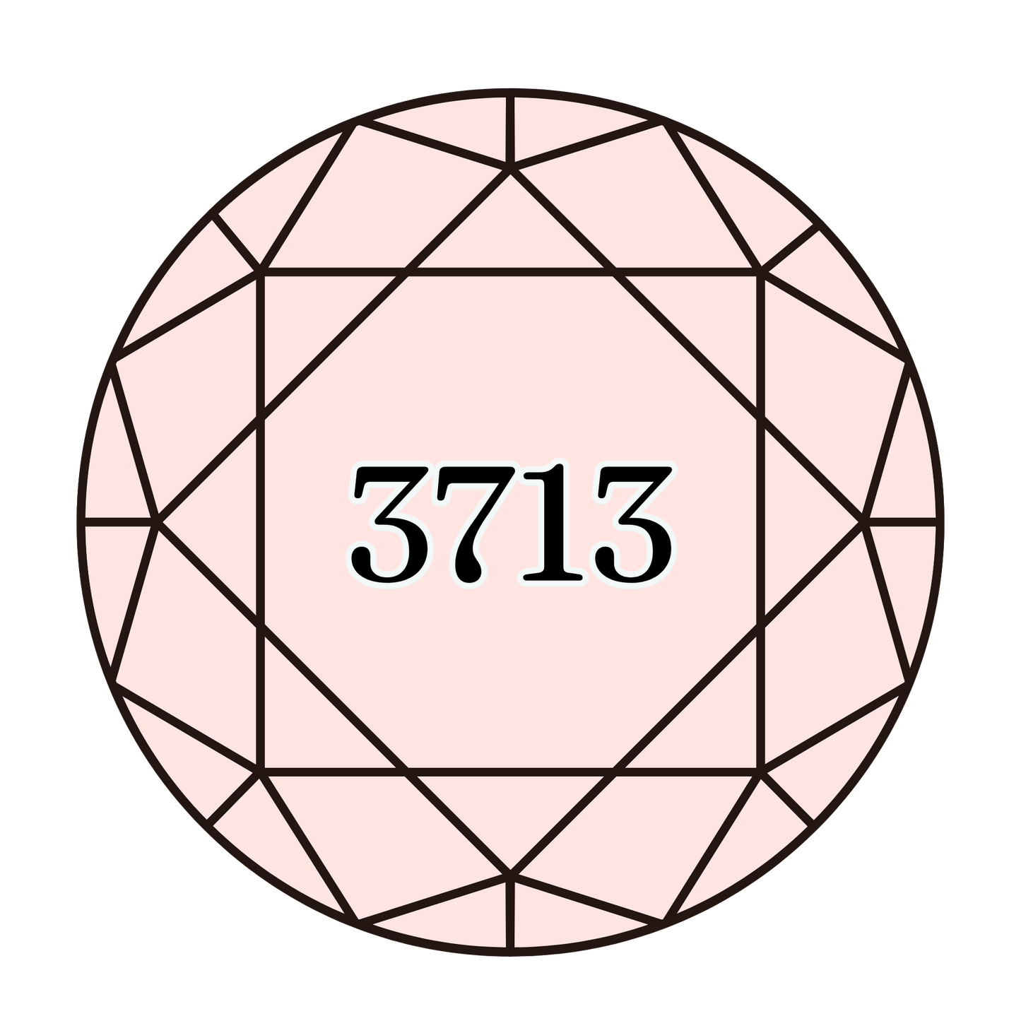 True North Diamond Art Round Diamond Drills 3713 - Very Light Salmon - Round Bulk Diamond Drills