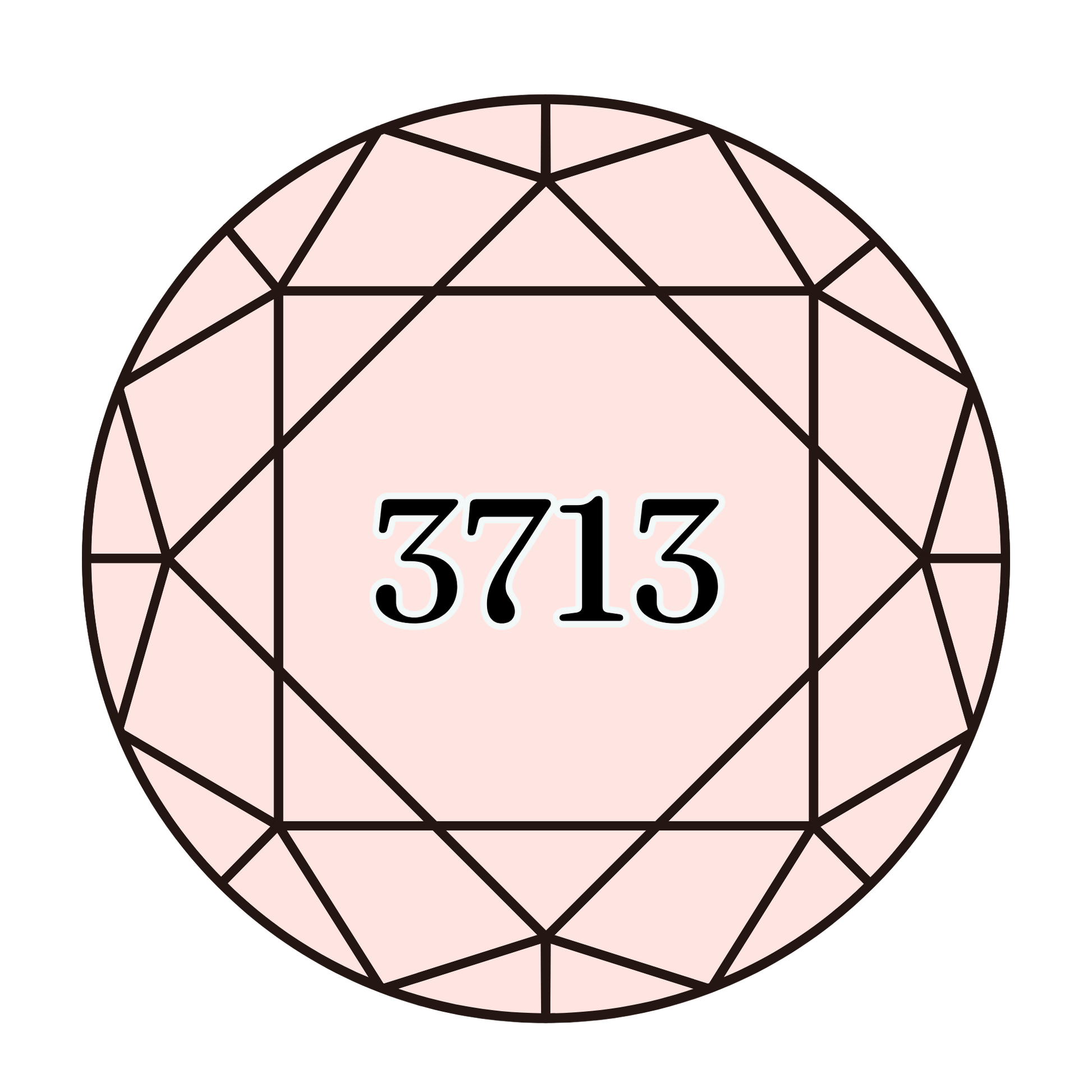 True North Diamond Art Round Diamond Drills 3713 - Very Light Salmon - Round Bulk Diamond Drills