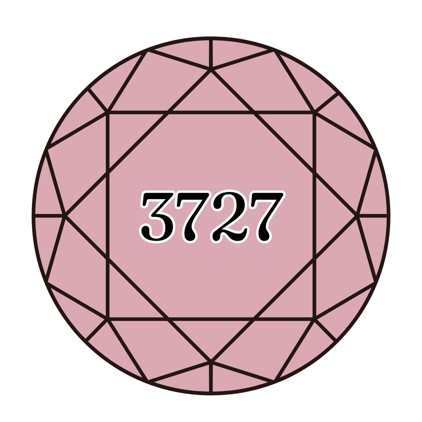 True North Diamond Art Round Diamond Drills 3727 -  Light Antique Mauve - Round Bulk Diamond Drills