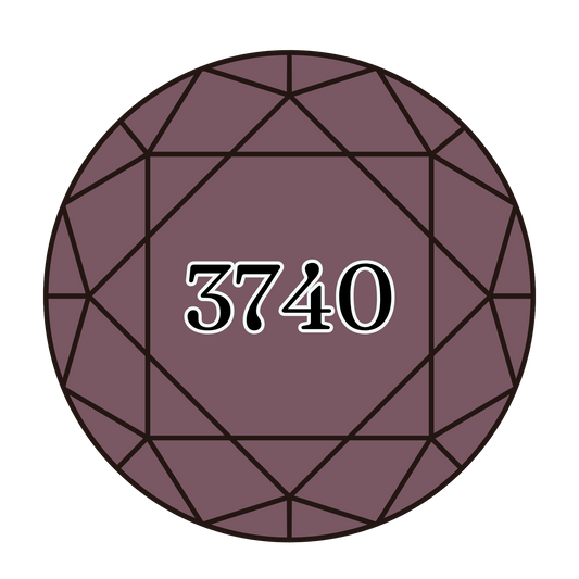 True North Diamond Art Round Diamond Drills 3740 -  Dark Antique Violet - Round Bulk Diamond Drills